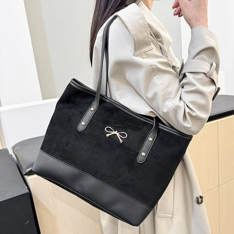 WoStylish Faux Suede Tote Bag Brehn