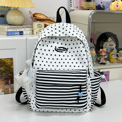Stylischer Sternmuster Casual Rucksack Brehn