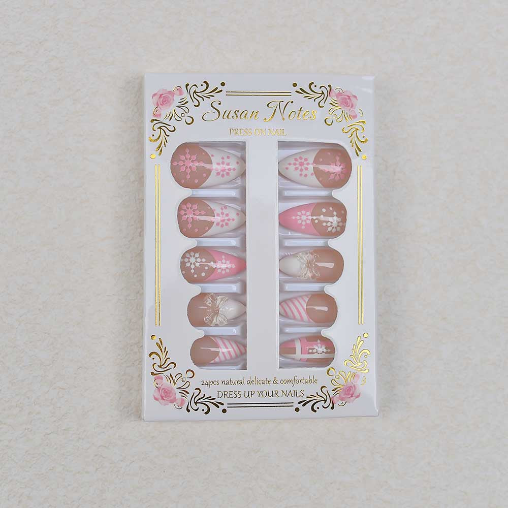 Elegantes Press-On-Nagelkunst-Set Brehn