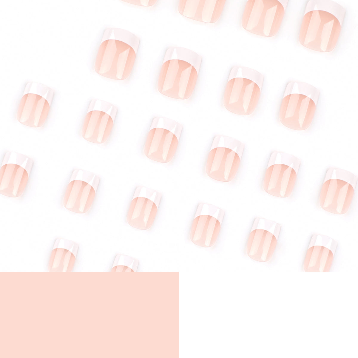 Kunstvolle French-Tip Nägel Brehn