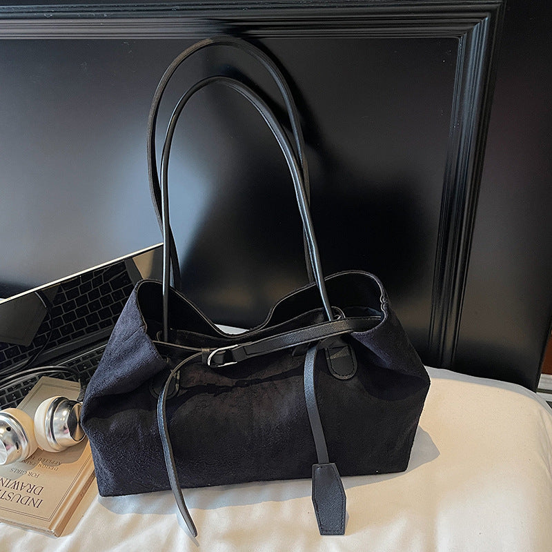 Elegante Wildleder Handtasche