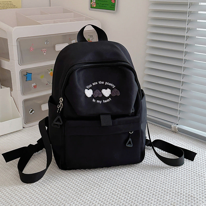 Casual Stoff Rucksack Brehn