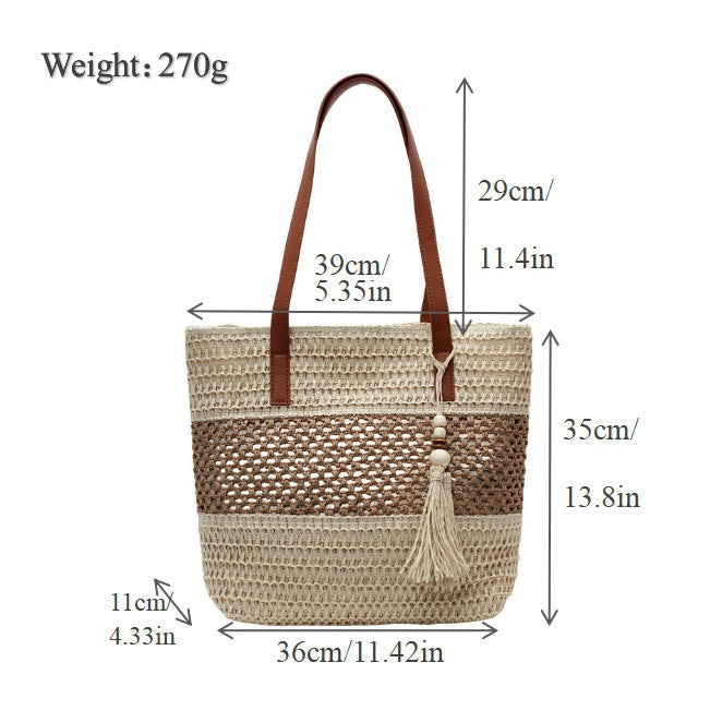 Vielseitige Strandschultertasche Brehn