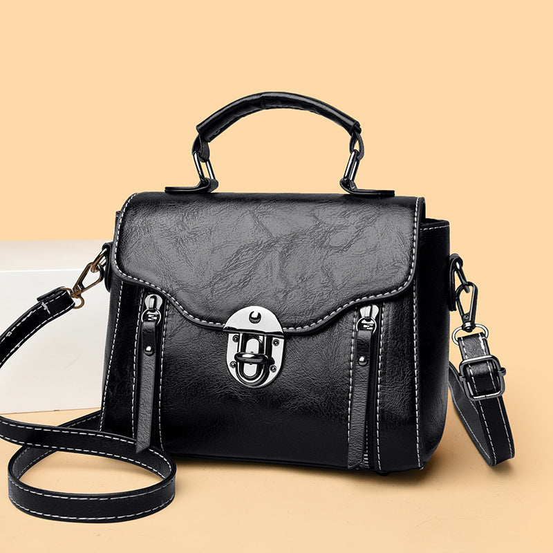 Vintage-Leder-Handtasche