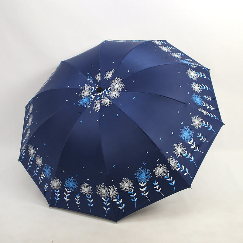 Damen Regenschirm mit floralem Design Brehn