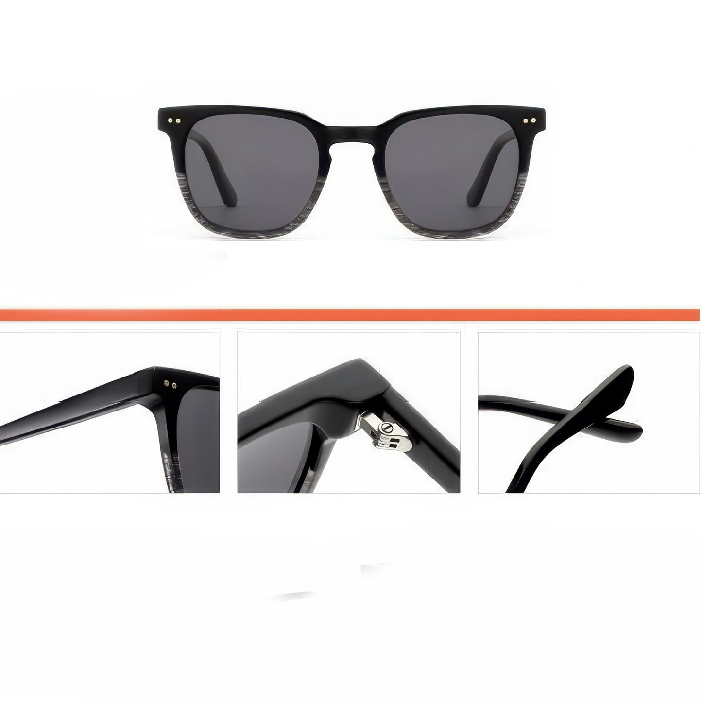 Damen Sonnenbrille im modernen, eleganten Design mit hochwertigem Kunststoffrahmen Brehn