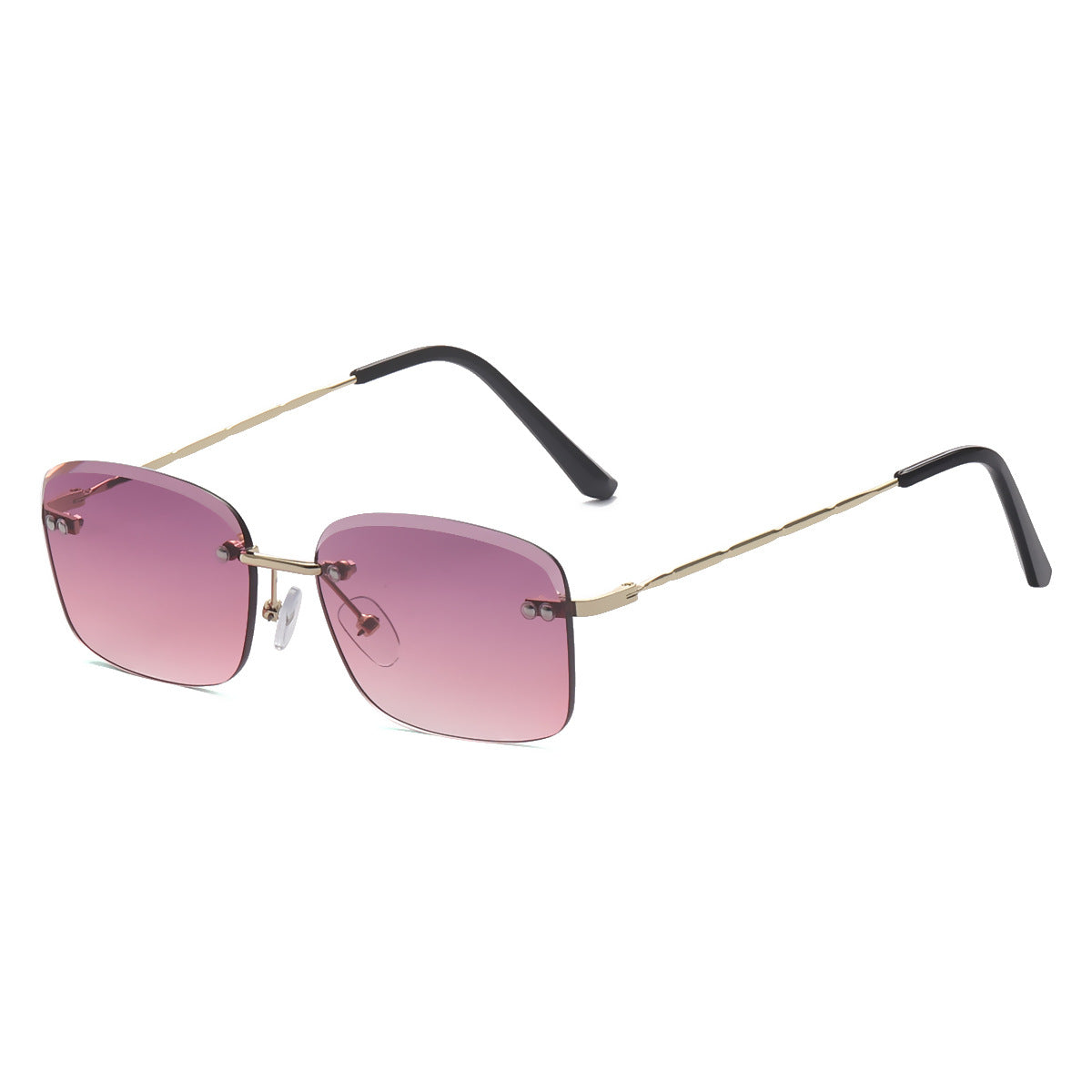 Damen quadratische Sonnenbrille mit polarisierenden Gläsern und elegantem Metallrahmen Brehn