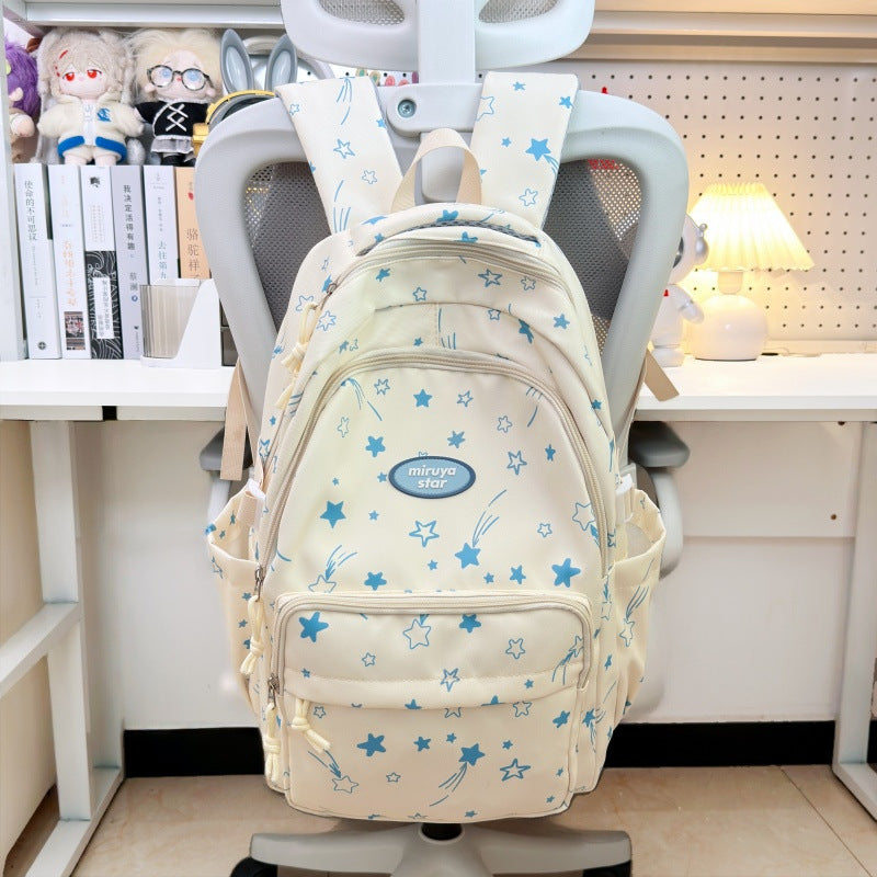 Lässiger Rucksack mit Sternmuster