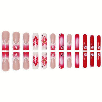 Florale Nagelkunstverlängerungen Brehn