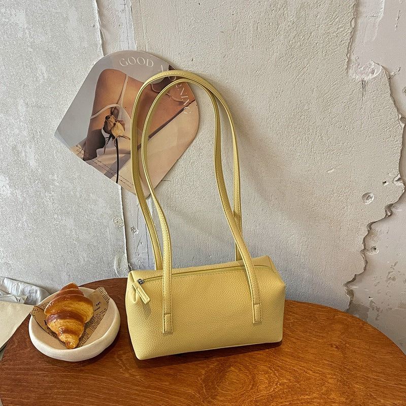 Minimalistische Leder Umhängetasche