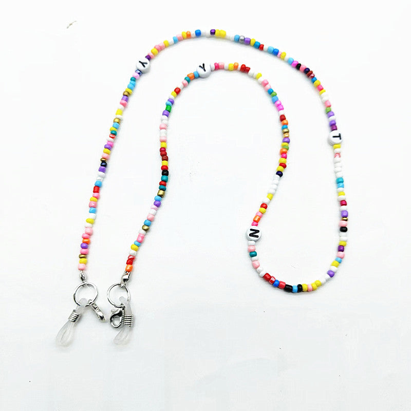 Bunte Bead-Brillenkette Brehn