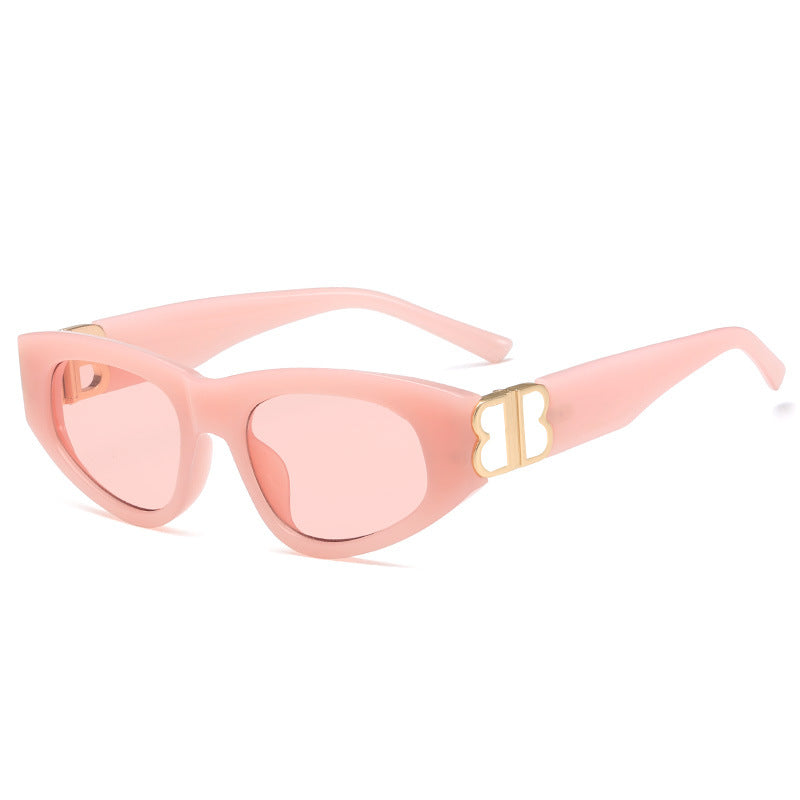 Damen Cat-Eye Sonnenbrille mit elegantem Kunststoffen und luxuriösen Metalldetails Brehn