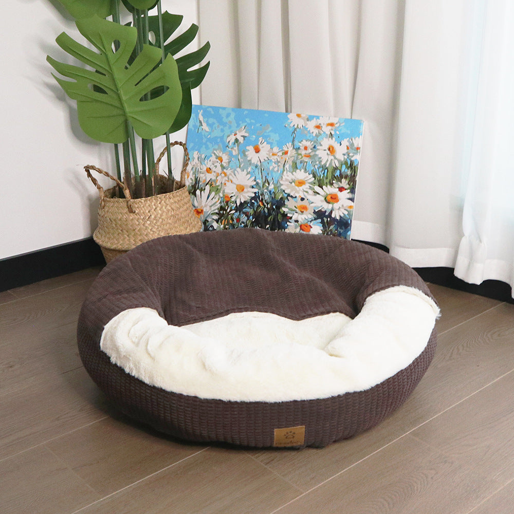 Plüsch Rund Hundebett