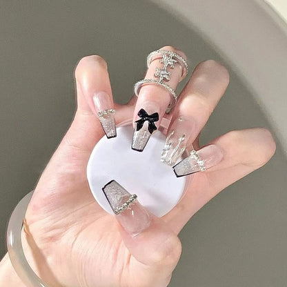 Premium Strass-beschmücktes Press-On Nagelset Brehn 1787296405