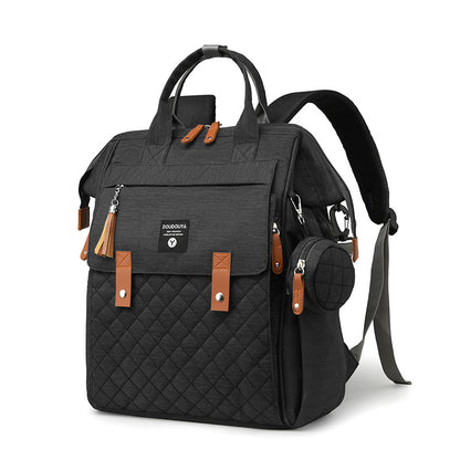 Multifunktionaler gesteppten Windelrucksack Brehn