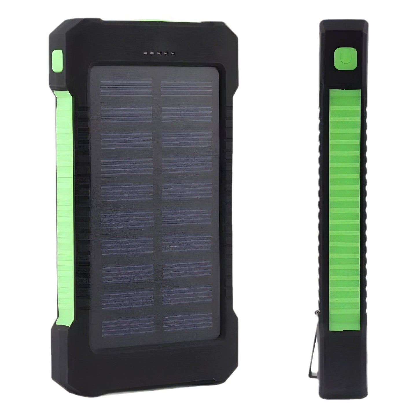 Solarbetriebene Powerbank mit Integriertem Kompass und Karabinerhaken Brehn