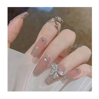 Glamouröse Glitzernde Nagelverlängerungen