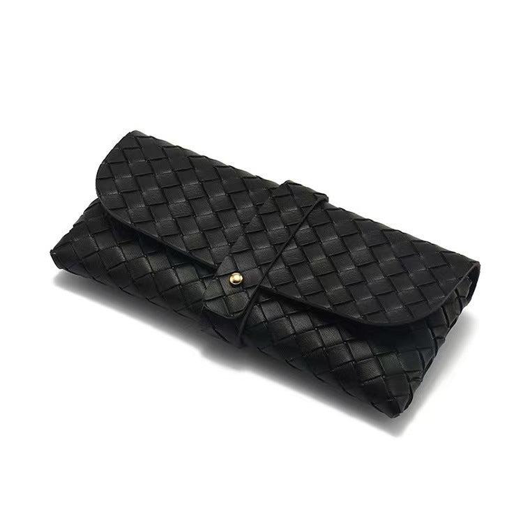 Gewebte Leder-Clutch Brehn