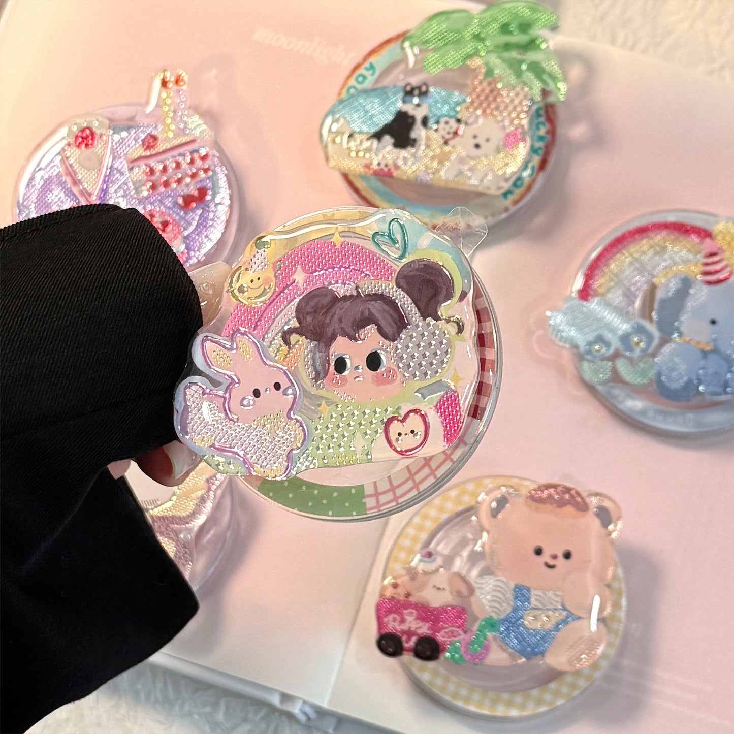 Kawaii Elefant Smartphone Fingerhalter Brehn