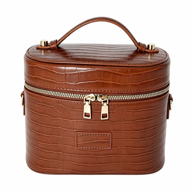 Kosmetiktasche Im Eleganten Krokodil-Look Von Brehn