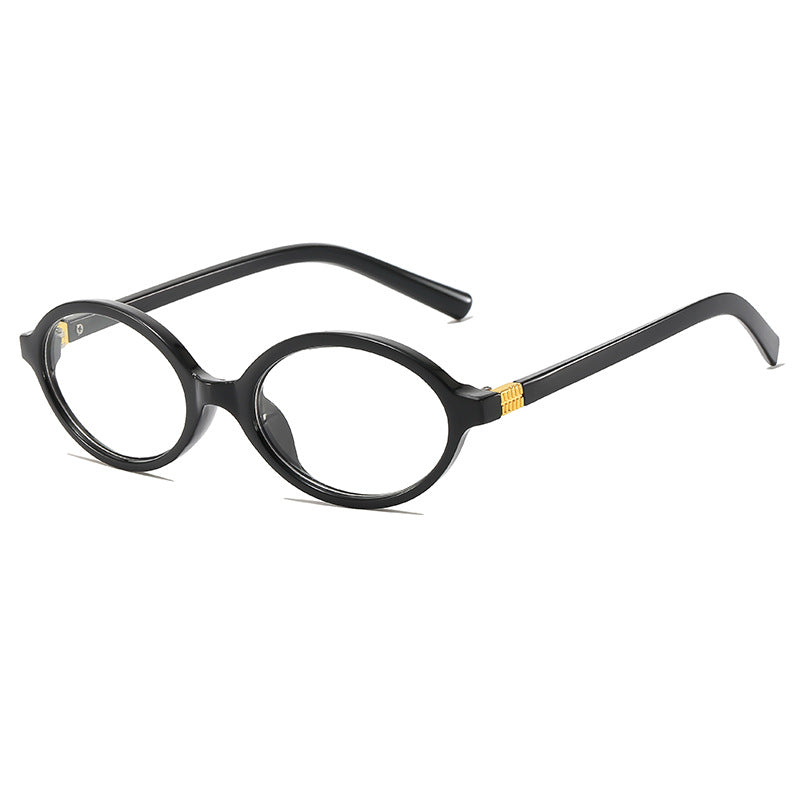Vintage-inspirierte ovale Fassung Brille Brehn