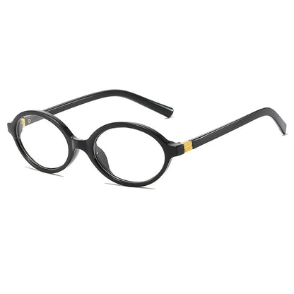 Vintage-inspirierte ovale Fassung Brille Brehn