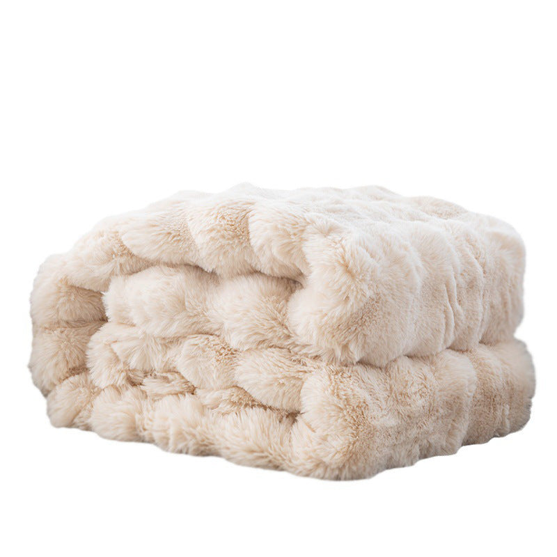 Damen luxuriöse und superweiche Fleece-Decke Brehn
