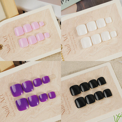 Premium Matte Finish Press-On Fußnägel Brehn
