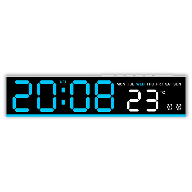 Digitaler Wecker mit großem LED-Display und Temperaturanzeige Brehn
