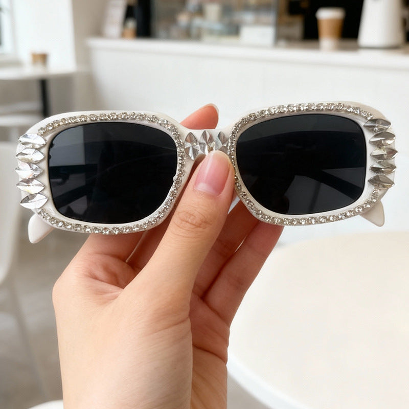 Elegante Übergroße Rechteckige Sonnenbrille Brehn