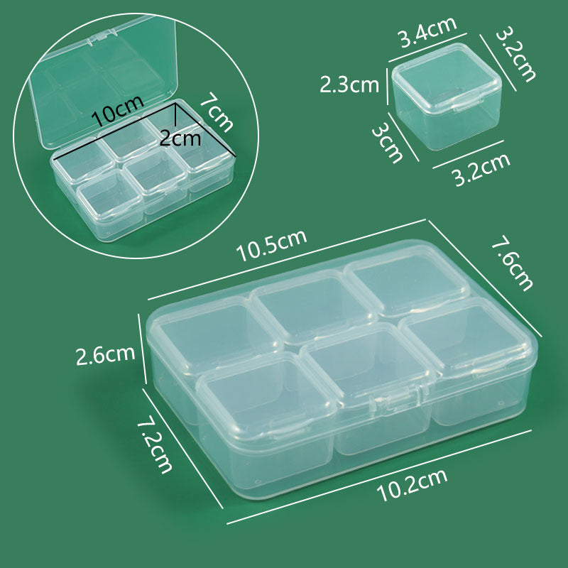Modulare transparente Aufbewahrungsbox Brehn
