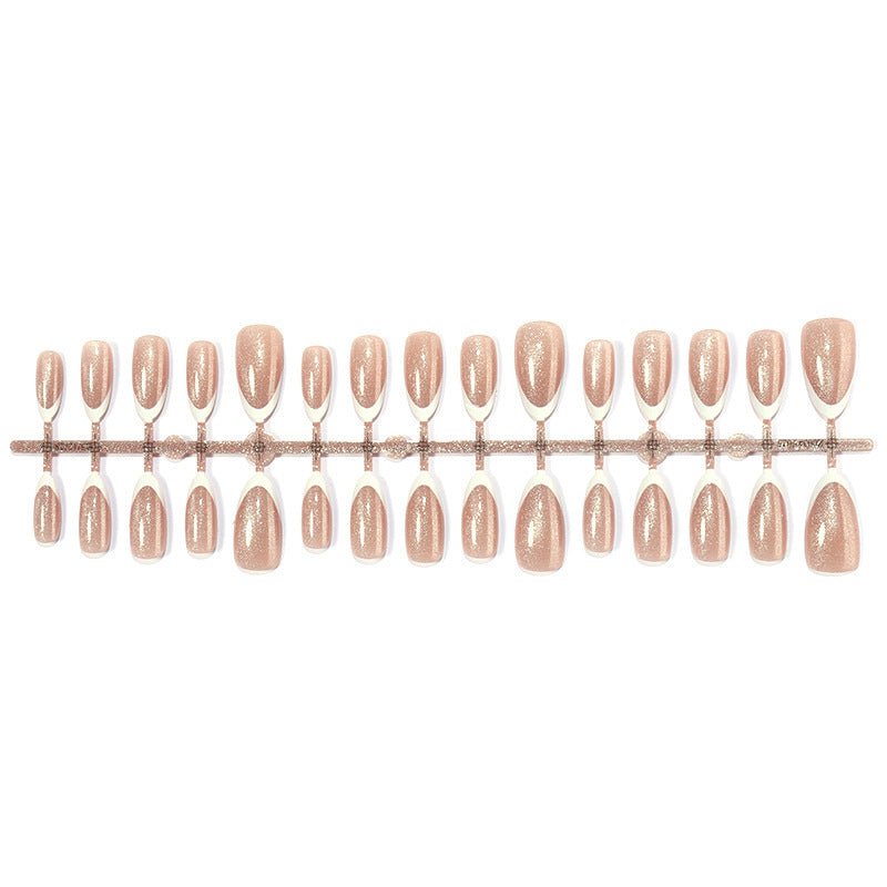 Kunstnagelset mit elegantem Glitzer-Effekt Brehn