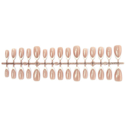 Kunstnagelset mit elegantem Glitzer-Effekt Brehn