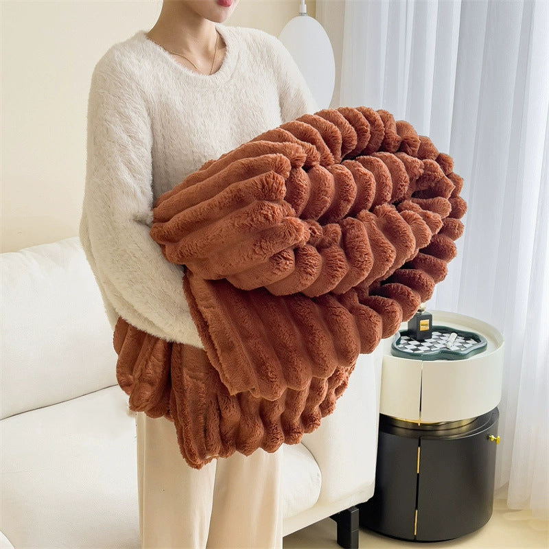 Damen Kuscheldecke mit extra weicher Faserstruktur Brehn