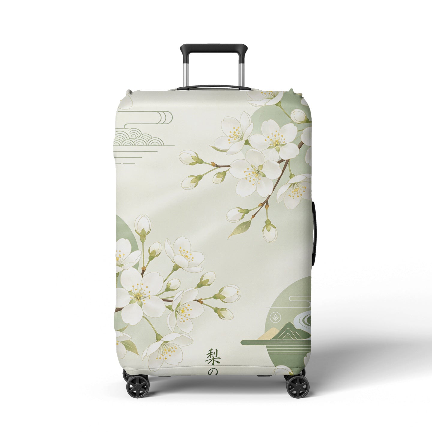 Damen Reisekoffer Brehn Blumendesign mit verstellbarem Griff