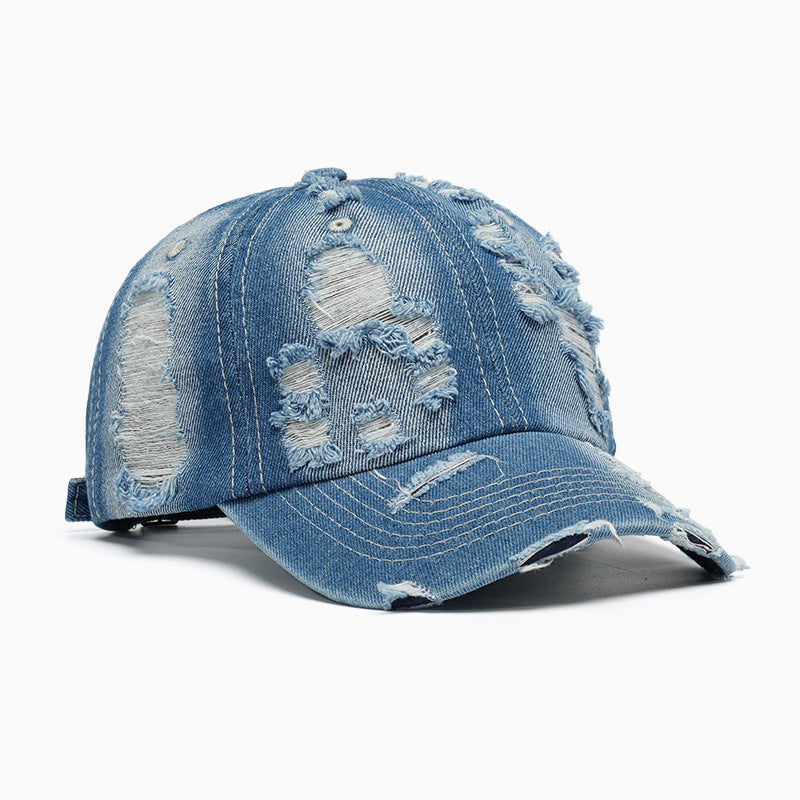 Damen modische Destroyed-Basecap Brehn