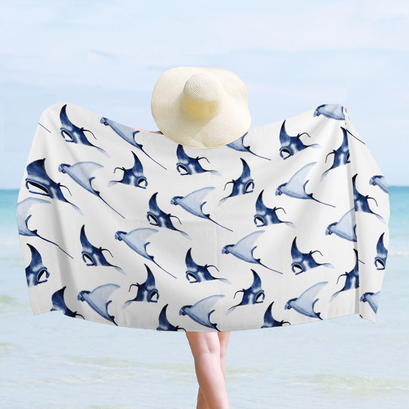 Strandtuch mit maritimem Design Brehn