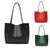Stylische Leder Tragetasche Brehn