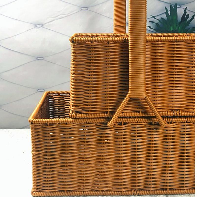 Dual-Layer Geflochtener Aufbewahrungskorb Brehn