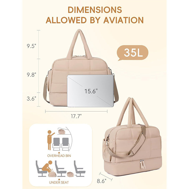 Multifunktionale Reisetasche mit Gepolstertem Innenraum Brehn