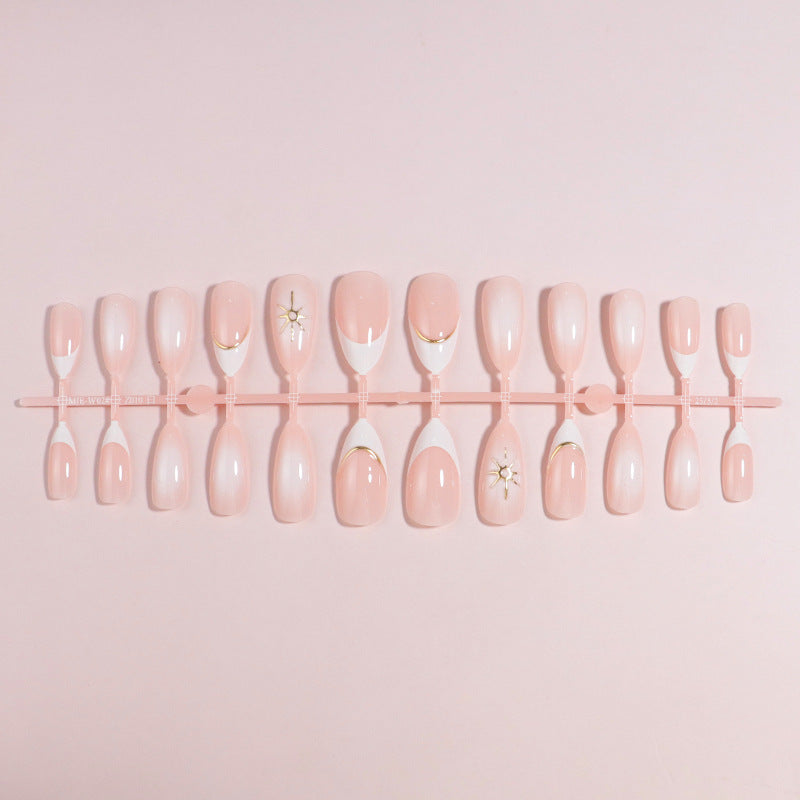 Premium Press-On Nail Set mit dekorativen Akzenten Brehn