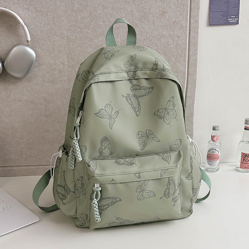 Elegante Schmetterlingsdruck Rucksack Brehn