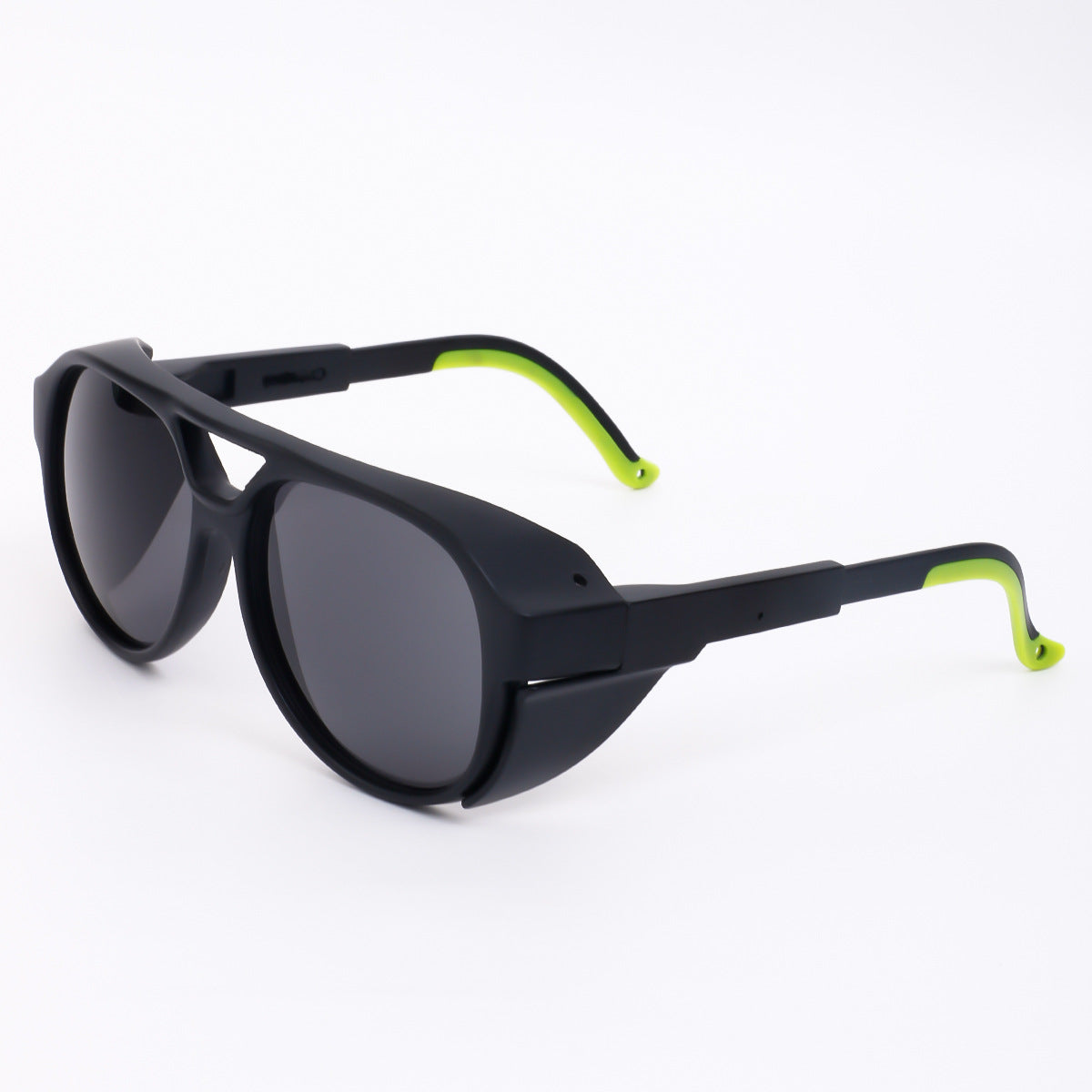 Damen oversized Sonnenbrille im geometrischen Design mit robustem Rahmen und polarisierten Gläsern Brehn