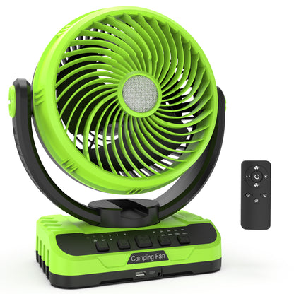 Unisex Tragbarer Campingventilator mit Solar- und USB-Ladefunktion Brehn