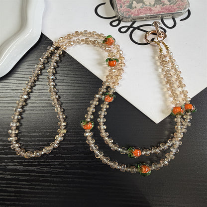 Elegante Perlen Charm Brillen Kette Brehn