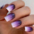 Glitzernde Kunstnägel mit Ombre-Effekt Brehn