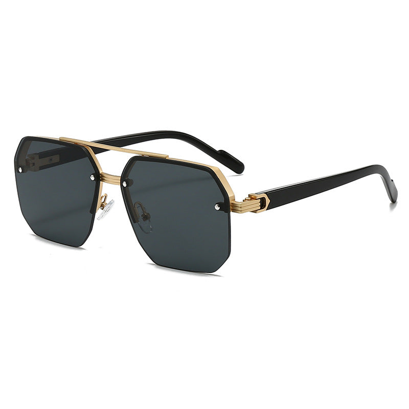 Damen modische Sonnenbrille im trendigen Sechseck-Design Brehn