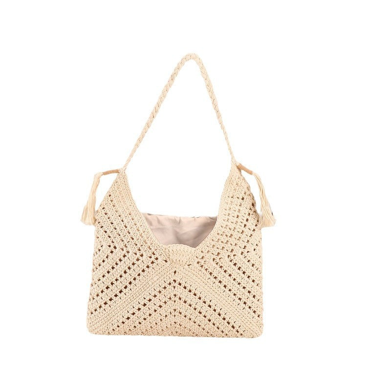 Handgefertigte Makramee-Shopper-Tasche Brehn