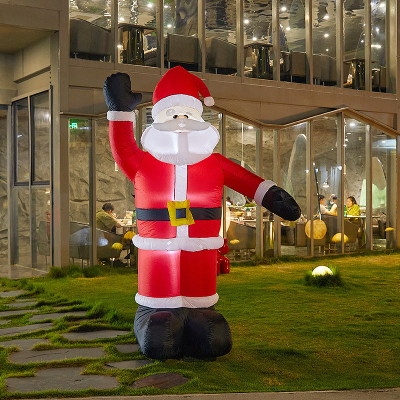 Lustige Weihnachtsmann Kletterfigur Brehn