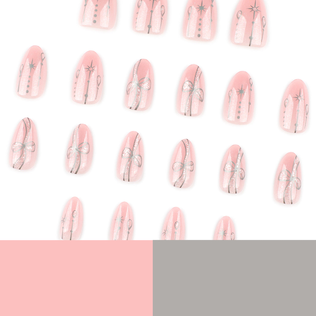 Kunstvolle Glamour-Nagelkunst mit glänzenden Akzenten Brehn